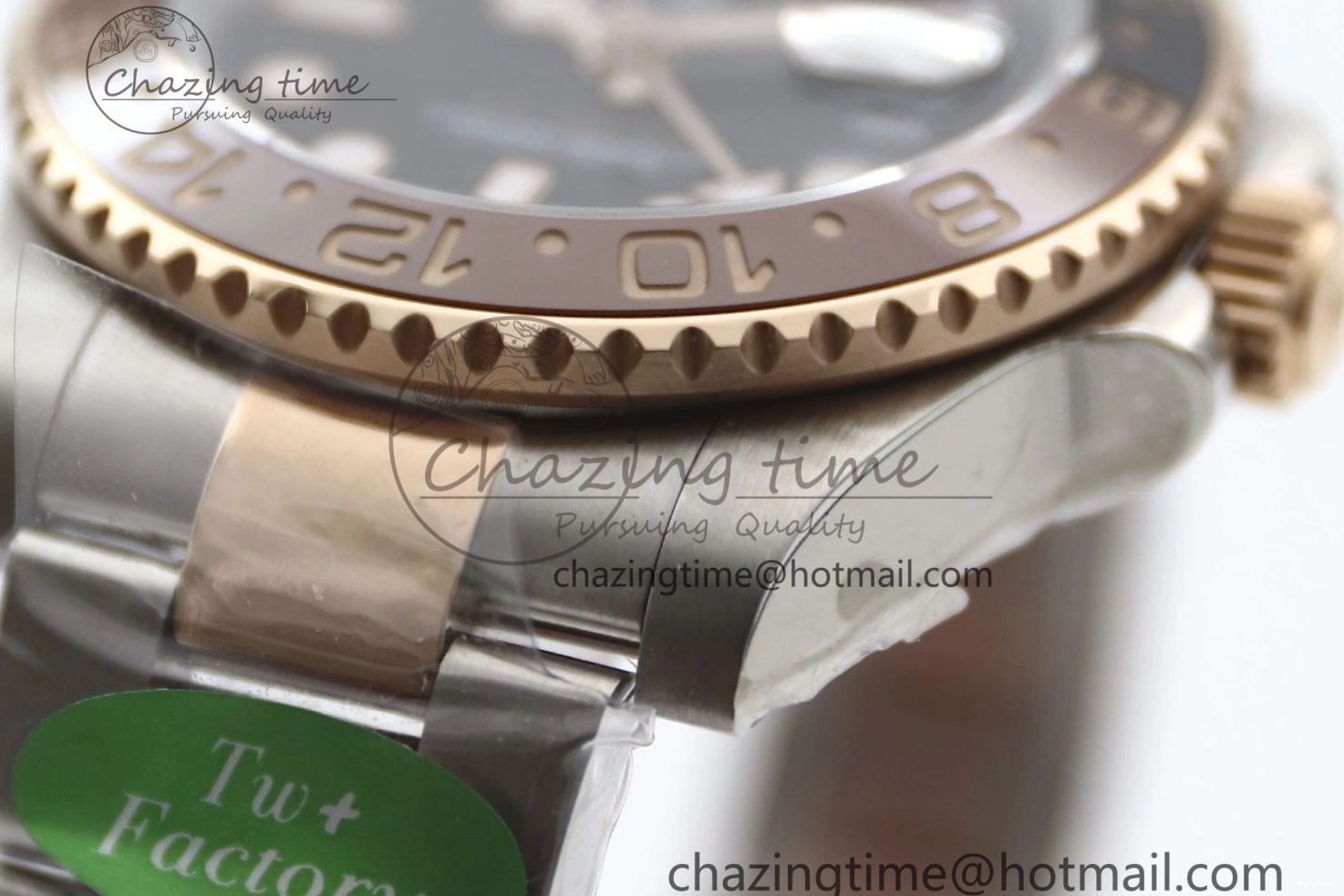 MiroTime 0413 GMT Master II 126711 CHNR 904L SS TW+ 1:1 Best Edition on SS RG Bracelet VR3186 CHS FreshLook 1976